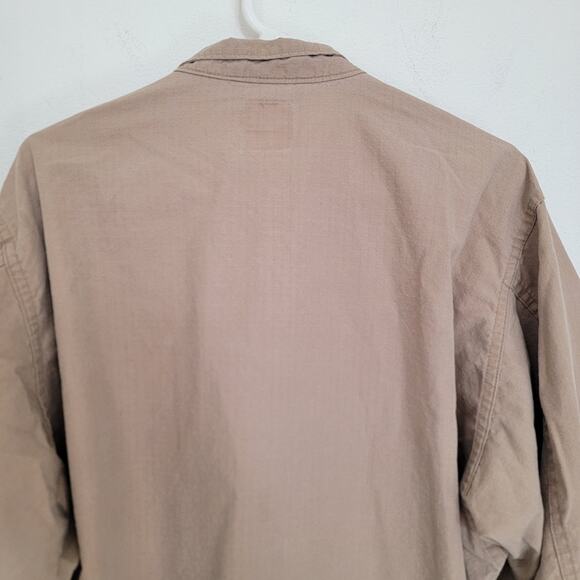 U.S. Navy 2POC Top Blouse Coat XL Long Khaki Uniform Flame-Resistant FR USN Sea - Picture 8 of 13